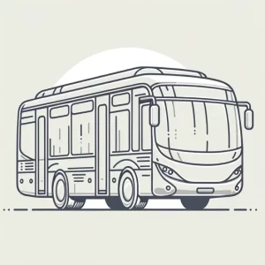 דף צביעה אוטובוס