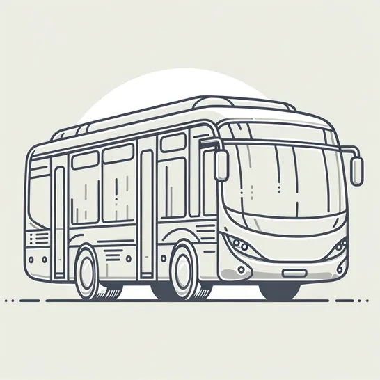 דף צביעה אוטובוס