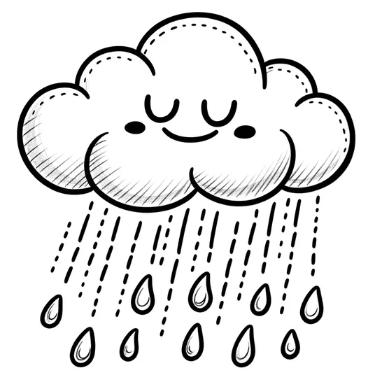 ענן מוריד גשם