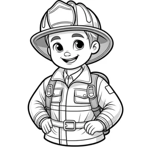 דף צביעה של כבאי