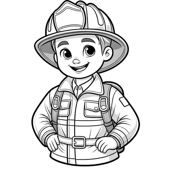 דף צביעה של כבאי