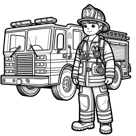 דף צביעה כבאי