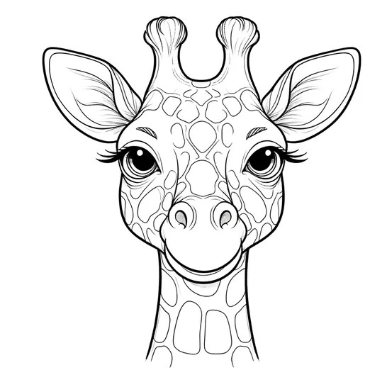 דף צביעה של דיוקו ג'ירפה